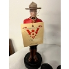 Image 4 :  Big Vindustries LTD big Valley wooden RCMP Mini scale and vintage cigarette holder with hunting dog