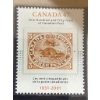 Image 4 : 2001 Canadian Postal Anniversary Set with Gold-Plated Coin and Stamp in Box