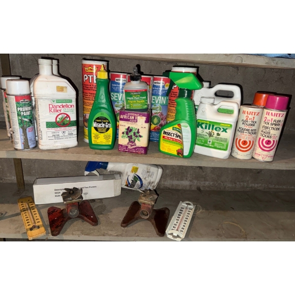 Sprinklers, Sprayer, Dandelion Killer, Killex, Miracle Grow & More Garden/Lawn