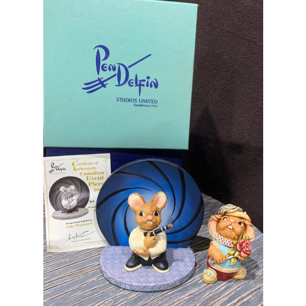 Pen Delfin Figures -  'Event Piece 2007' (6T) & 'Rapheal' 