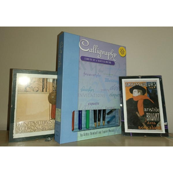 Calligraphy  Pen Set Plus Greeting & Thank you Cards