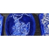 Image 4 : 1970's Arnel's Pottery WedgeWood Blue Ceramic Set, Roman/ Greek Theme