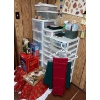 Image 1 : Christmas Craft Station w/ art supplies & Holiday Decor