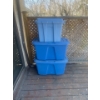 Storage Totes with Lids.