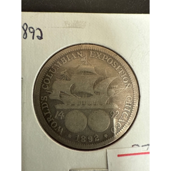 1892 Columbian Exposition USA Half Dollar