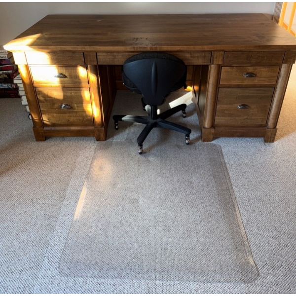 Solid Wood Executive Style Desk w/Built in Storage Workspace  62x31x40"tall