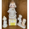 Image 1 : New Precious Moments Collectables - Doll 2 Figurines & 1 Unopened Box 9T