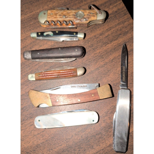 Personal Protection Pack - Vintage Shanks Pocket Blades Multi Tools & More
