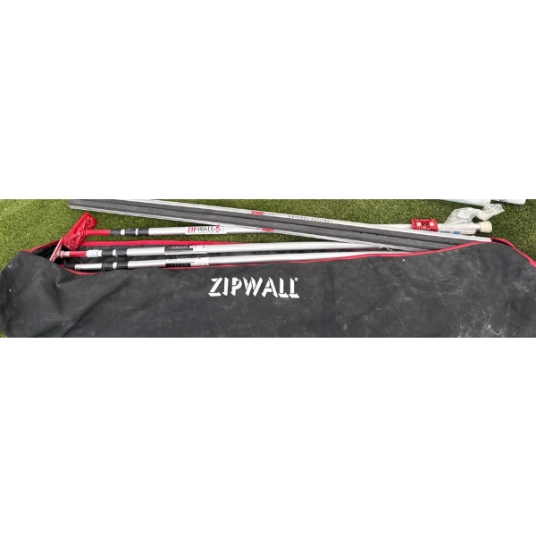 Zip Wall Dust Barrier Pole System - Creates Temporary Barriers During Renovations