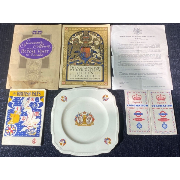 Queen Elizabeth II Coronation Memorabilia 