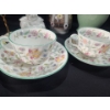 Image 3 : Celedon Crackle Vase 4" Base, 10 T, Asian Vase 11.5 T, Buddha 3.5 W, 5 T, Minton Teacups and More!