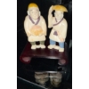 Image 1 : Japanese Carved Ivory Netsuke Figurines 3T (2)