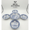 Image 3 : Set Of Churchill "The Brook Blue" Ceramic dinnerware , Made In Staffordshire England , 