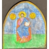 Image 3 : 3 Hand-Coloured Christian Religious Plaques