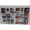 Image 1 : Two Binder Pages of Hockey Memorabilia Collector Cards