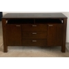 Image 1 : Mahogany w/ Stone Embelishment Console Table 59x19x34