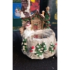 Image 2 : Tabletop Holiday Decor Including Golden Santa Figurine