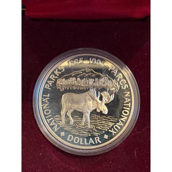 1985 $1 National Parks Centennial - Silver Dollar B.U.