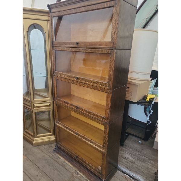 Barristers Glass Segmented Case(Measurement in Description) Reserve of $1000.00