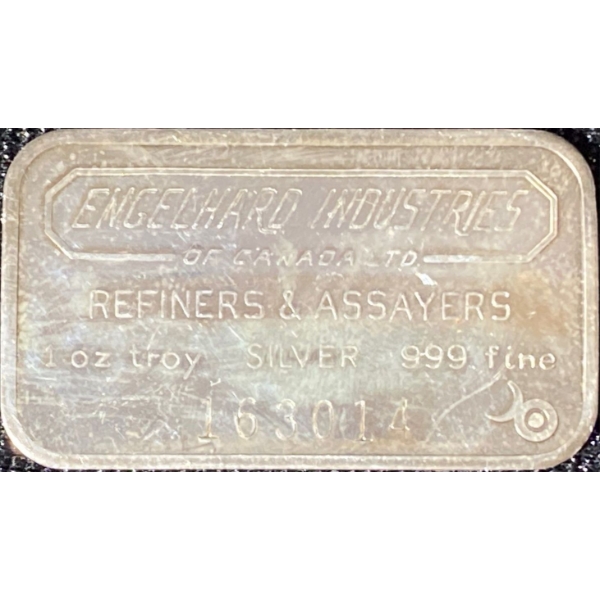 One troy Ounce Fine Silver Bar