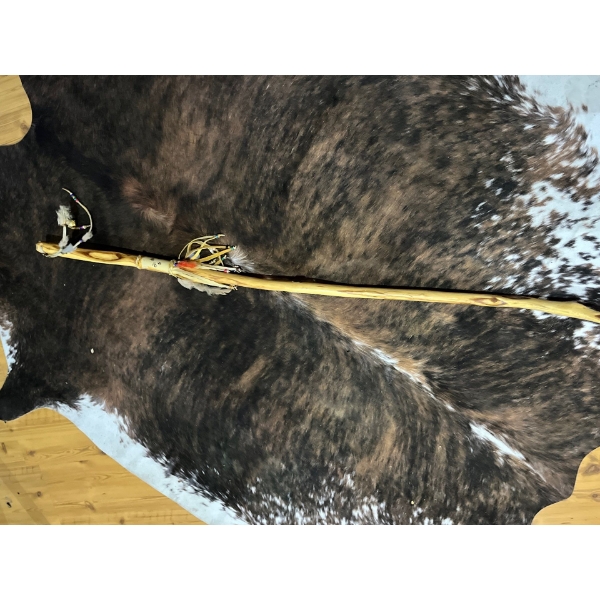  Authentic handmade indigenous rain walking stick