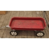 Image 4 : Red Metal Wagon with Coleman 40-Watt Crystalline Solar Panel Kit