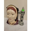 Image 1 : Royal Doulton Catherine of Aragon Character Jug with Castle Handle