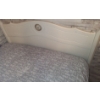Image 1 : Twin Bed 40 W, 75 D, 39 T- Headboard, Rails, Mattress, and Marvel Duvet Cover Included
