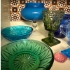 Image 2 : Blue/Green Decorative Glassware Collection Incl. Depression Glass 