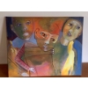Image 1 : Lauri Ansell Three Faces Canvas Board  12 x 16