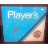 Image 1 : Vintage Players Light Quartz Clock 16T - Promotional Sign 