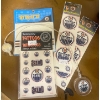 Image 6 : Vintage Oilers Swag - Temporary Tattoos Hat Toque Stickers & More