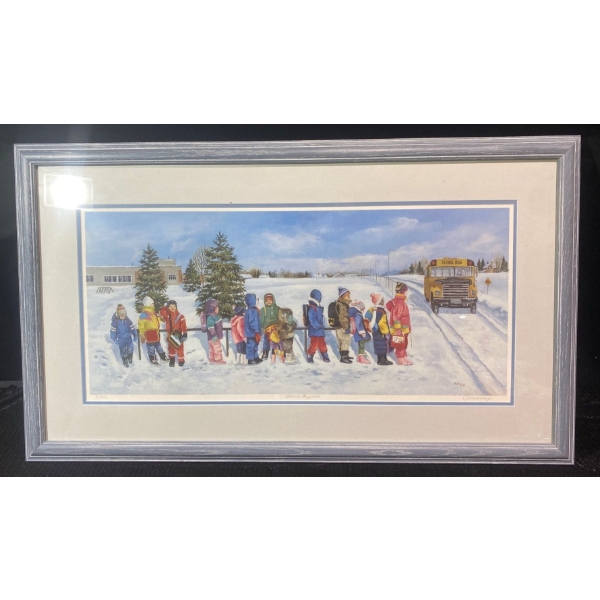Limited Edition Print -"Stand by Me" - Joan Healey ( 29 1/4 L x 13 1/2 H w/o frame )