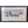 Image 1 : Limited Edition Print -"Stand by Me" - Joan Healey ( 29 1/4 L x 13 1/2 H w/o frame )