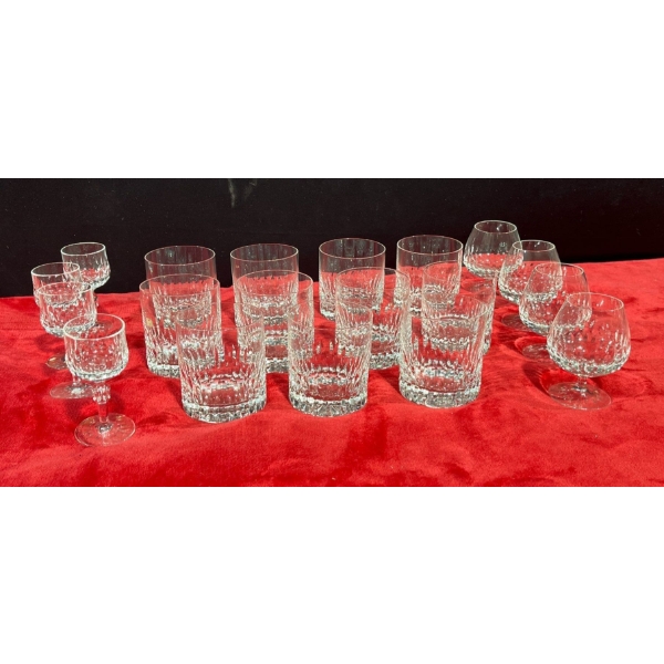 Collection of Crystal Glassware