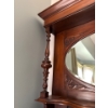 Image 6 : Gorgeous Hand Carved Art Nouveau Antique Wooden Sideboard, Contents NOT Included - 48W, 19D, 76T 
