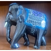 Image 2 : Two Collectible Elephant Figurines  9"tall & 6"tall