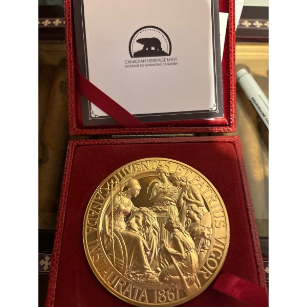 1867 Confederation Medal Re-strike - Bronze Piece 