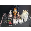 Image 1 : Assorted Holiday Decor Including: Rabbit 9" T, Tree Ghoul, Christmas Ornaments and Decorations