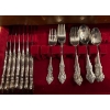 Image 4 : Silver Plated Flatware Collection In Oak Chest - Rogers & Oneida