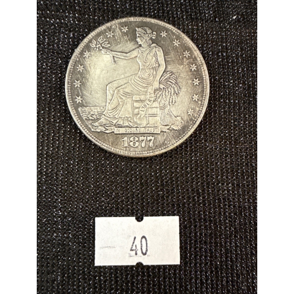 1877 United States Trade Dollar - Silver