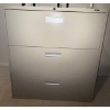 Image 2 : 3 Drawer Metral Filing Cabinet 2 Folding Chairs & A 2 Step Ladder