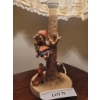 Image 2 : Hummel Table Lamp with Figurine Base and Fabric Shade