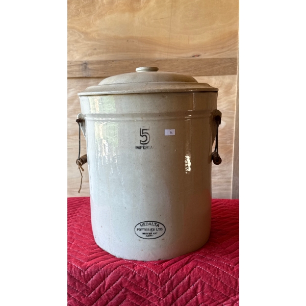 Vintage 5 Gallon Crock 