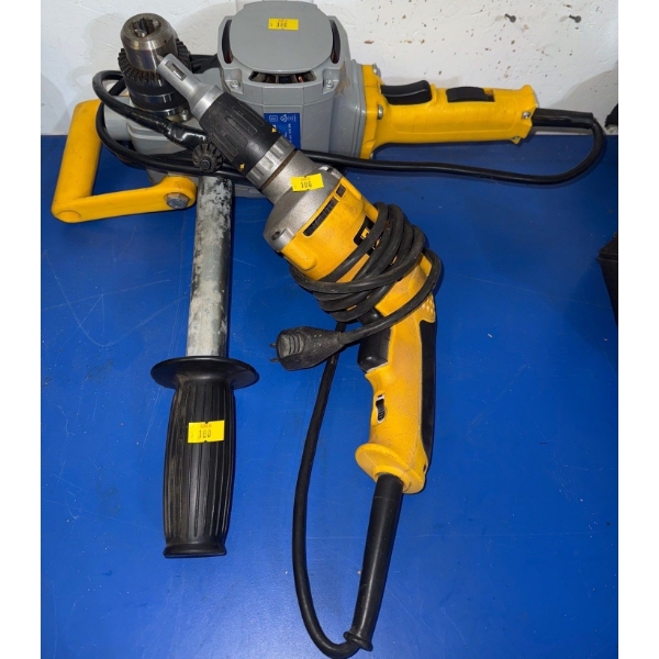 Dewalt Drywall Screw Driver Mo.DW272 & Powerfist 1/2 Compact Right Angle Drill 