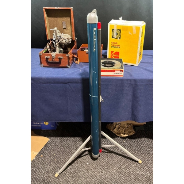 Vintage Photography/Movie Equipment- 8mm Video Camera, Never Used Kodak Carousel Projector, and more