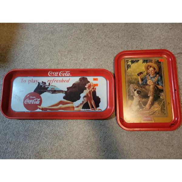 Vintage Decorative Coca Cola Serving Trays 14L