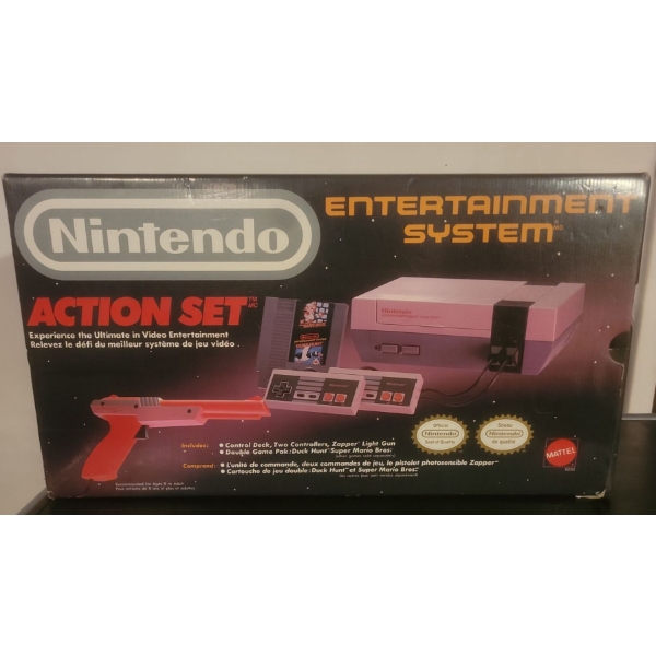 Nintendo Entertainment System Action Set in Great Condition 