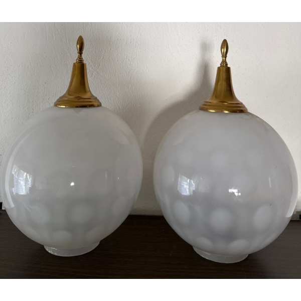White Opal Glass Pendant Lights 17T