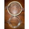 Image 2 : Vintage Ribbed Refrigerator Dishes w/Lid & Round Small Pyrex w/Lid 